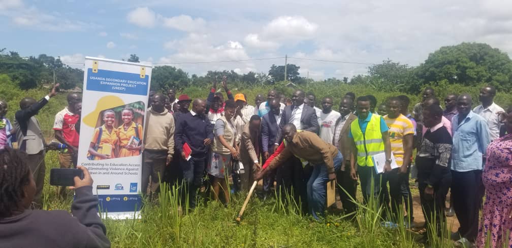 Groundbreaking ceremony for Budidi Seed School, Namayingo